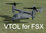 FSX Gauge--VTOL/Hover for Alphasim's V22 Osprey v1.1. This freeware gauge adds new VTOL and hover features to Alphasim's V22 Osprey.